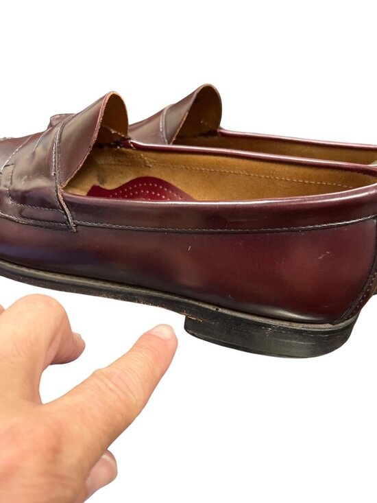 GH Bass Weejuns mens brown leather penny loafers sz 13D SKU 10-072